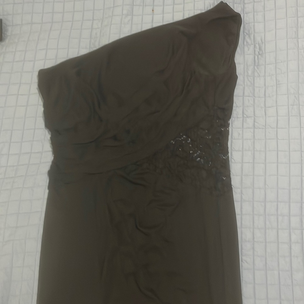 Size 8 Davids Bridal black bridesmaid dress